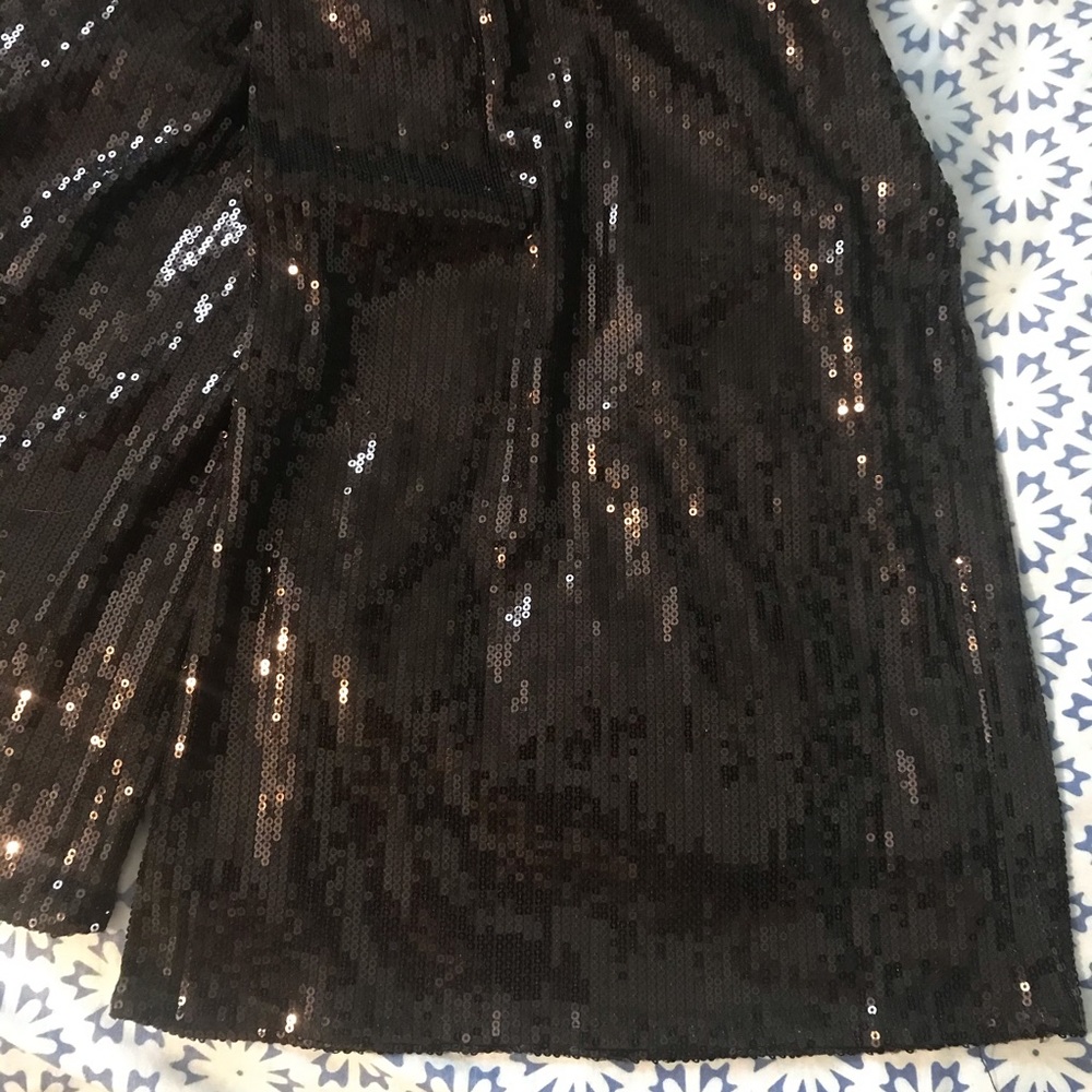 Urban Outfitters Black Sequin Halter Backless Jumpsuit - Picture 4 of 6